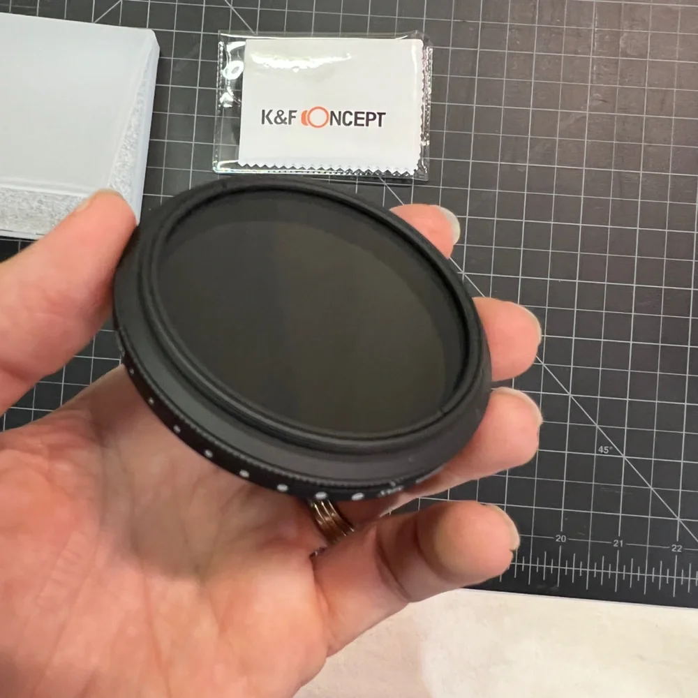 NIB K & F concept variable fader 58mm ND (neutral density) filter